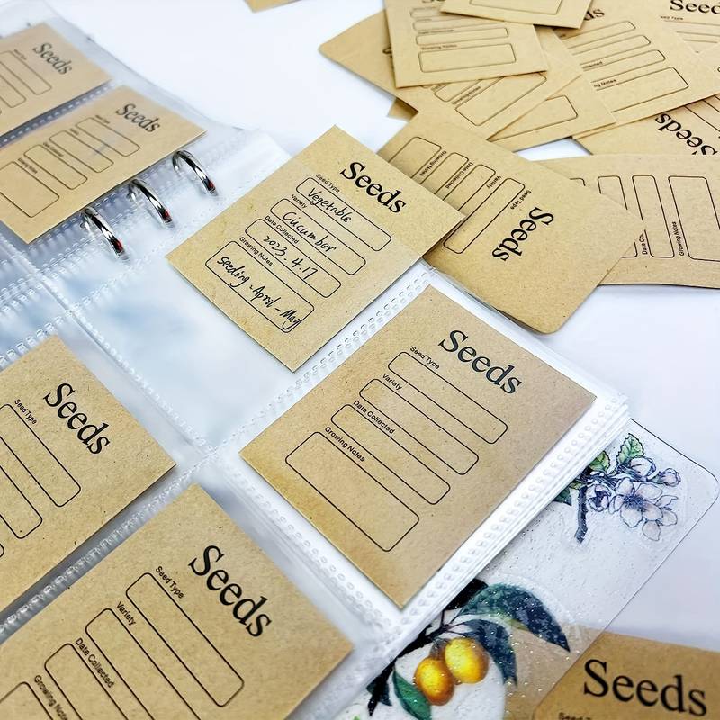 Seed Storage Organizers Resealable Seed Envelopes 200 - Temu